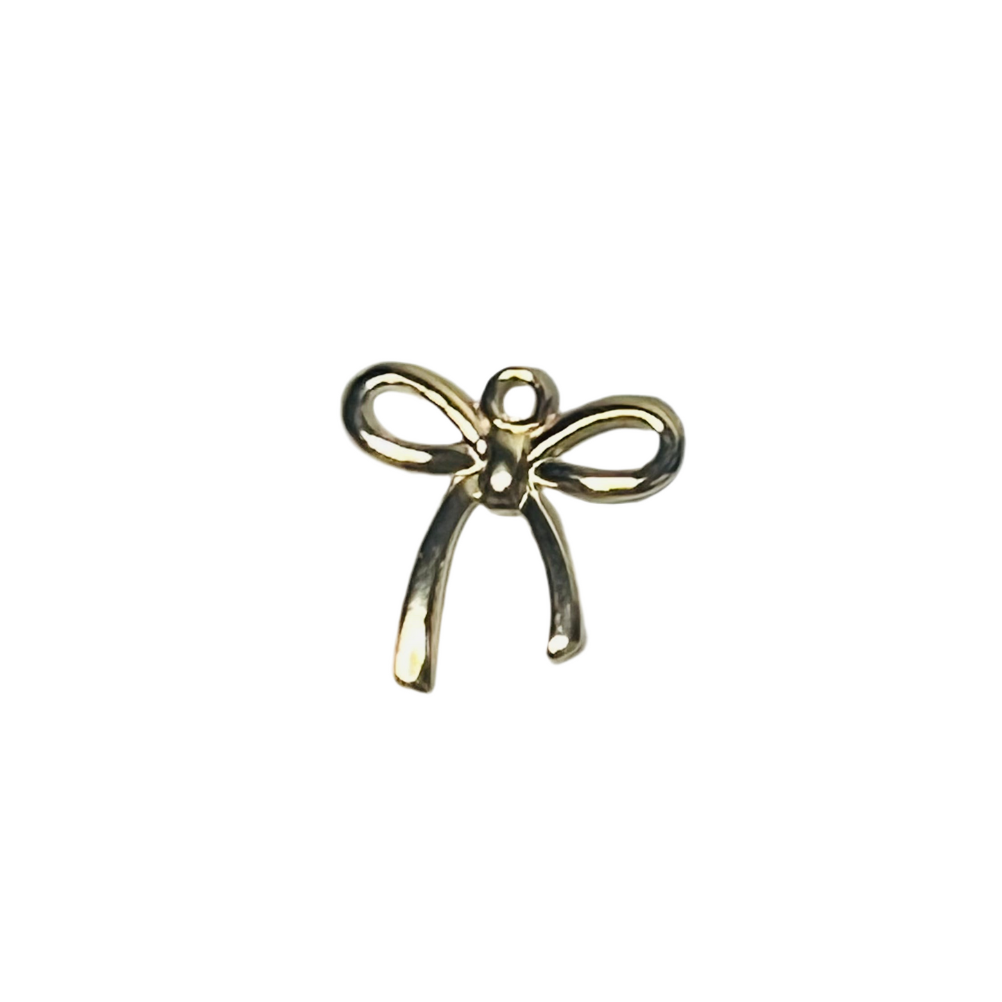 Gold Bow Charm