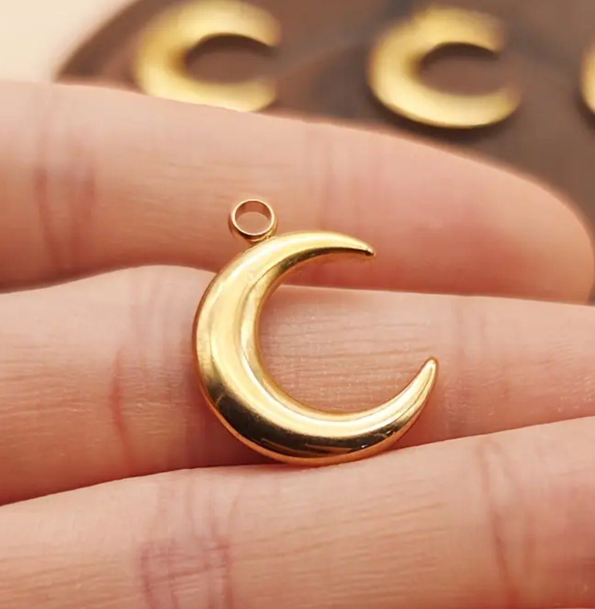 Crescent Moon Charm – Charmed by Sofia