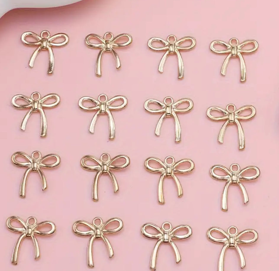 Gold Bow Charm