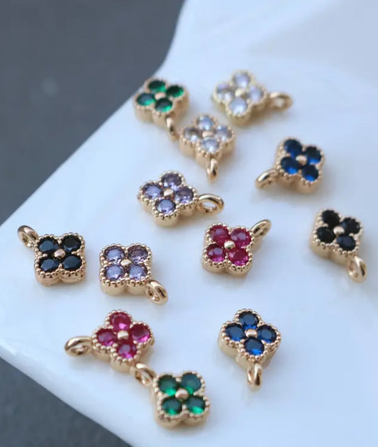 Jewel Flower Charm